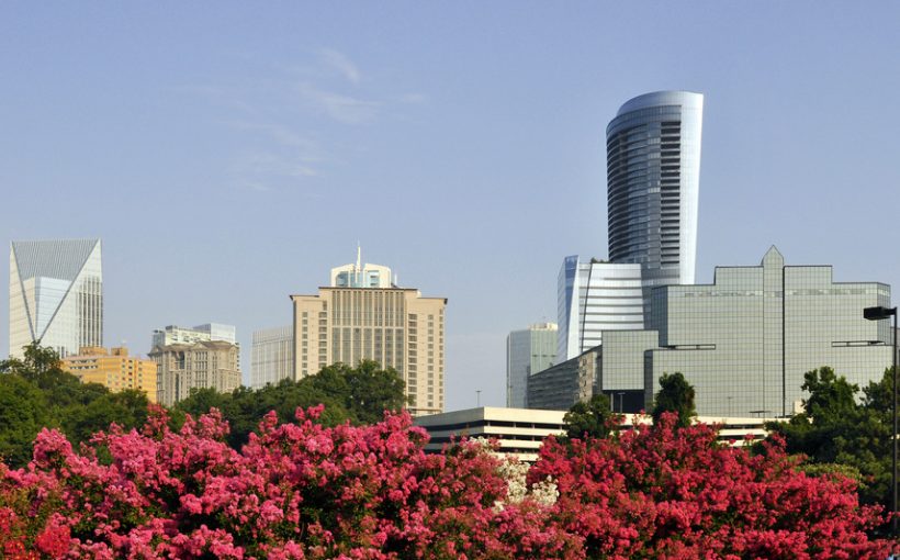 Atlanta's Buckhead district skyline