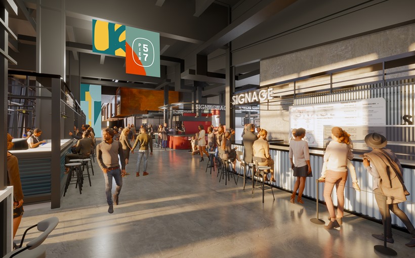 The James Beard Foundation will anchor a food hall as part of the $400-million redevelopment of Pier 57