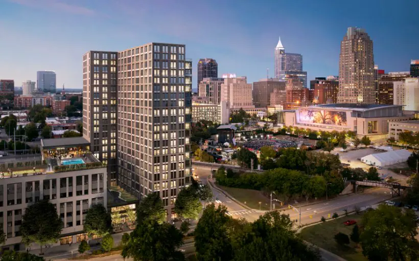 Capital Square has completed its $48.5-million equity raise to develop a 20-story Class A multifamily tower in the Warehouse District of Raleigh, NC