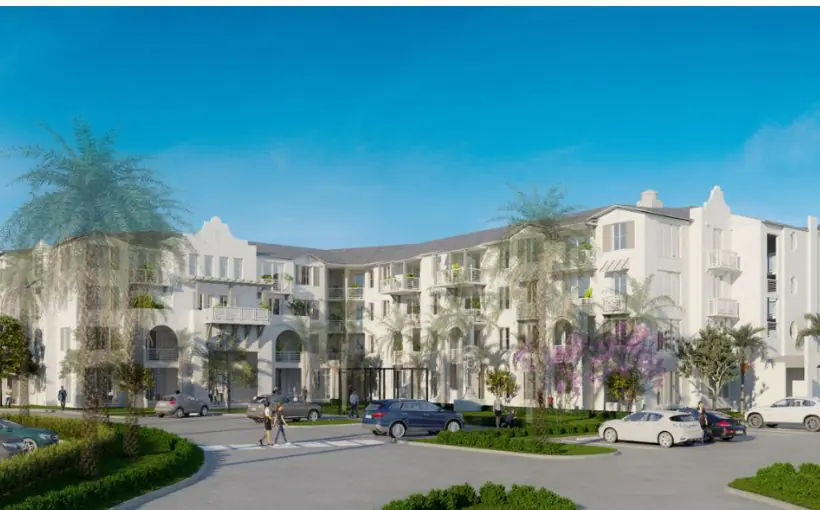 Centennial Bank has granted a $41-million loan to LUXCOM to redevelop a vacant retail center in Sunrise, FL into a multifamily apartment community