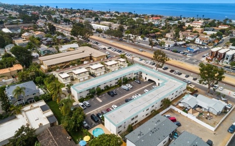 The 413,119,000 paid for Eucalyptus Apartments is the highest in coastal Encinitas in 14 years