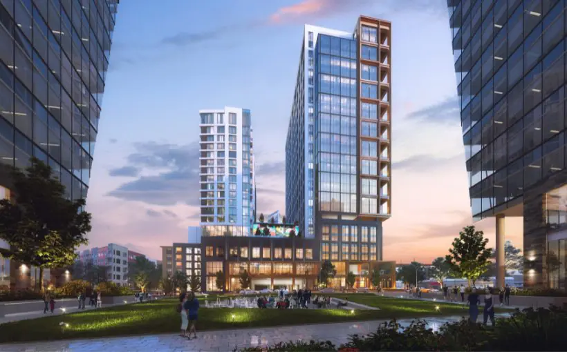 Crescent Communities and partner Nuveen Real Estate are developing a $600-million, 31-story mixed-use tower between in Charlotte’s South End