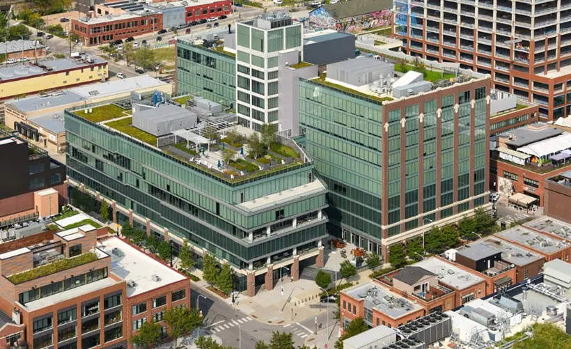 Stream Realty Partners' Chicago office has been selected to handle leasing at 1K Fulton, a creative office building in the Fulton Market District
