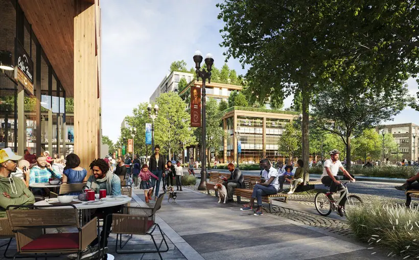 Chicago Bronzeville Lakefront rendering