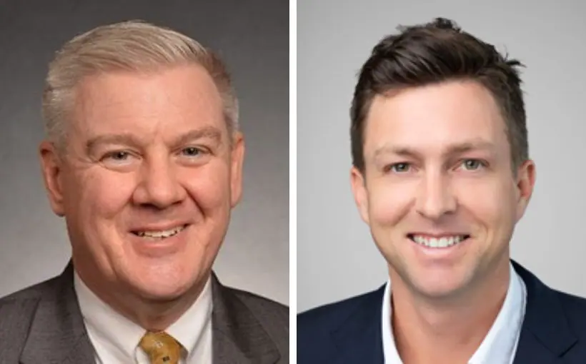 Headshots of Ben Mosley and Christopher Gaw