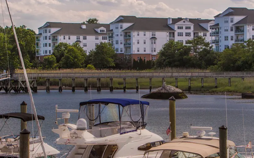 TGM has refinanced TGM Anchor Points, its apartment and marina complex in Stamford, CT