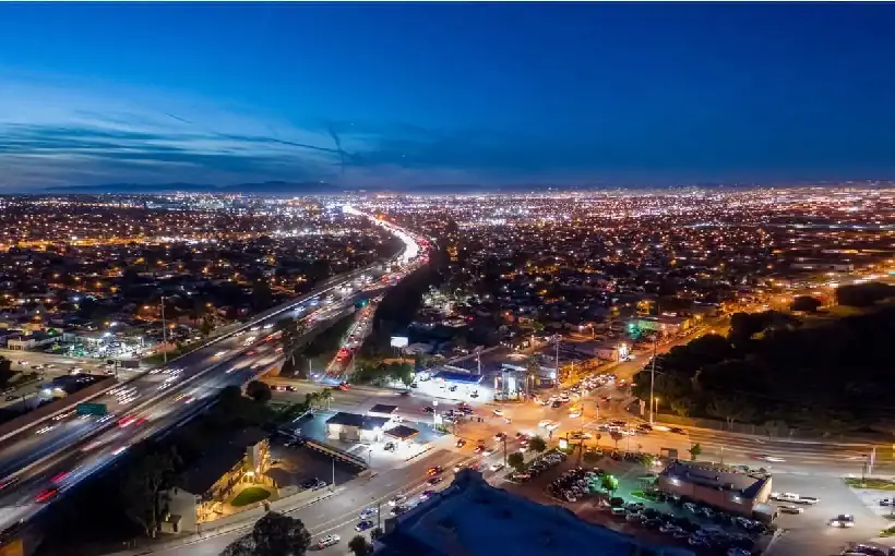 A view of the South Bay, Los Angeles, Calif.