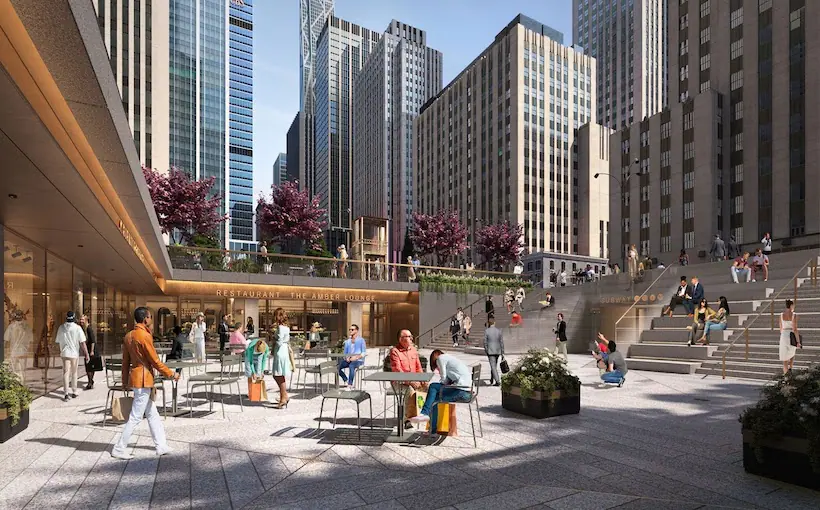Rockefeller Group in $50M Ave of Americas Retail Plaza Renovation