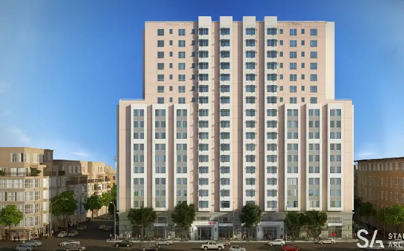 Stanton Architecture rendering of The Marriott in downtown Oakland, Calif.