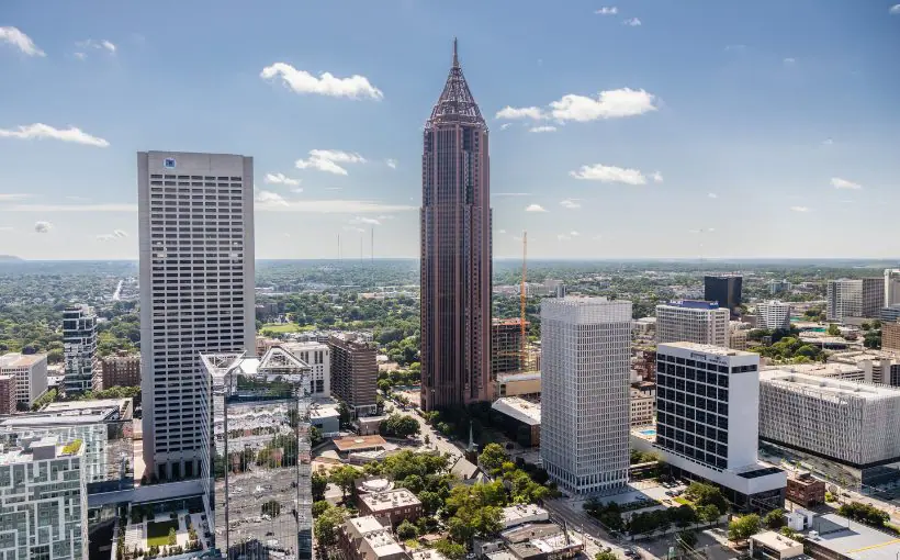 CP Group has acquired the 55-story, Class A Bank of America Plaza skyscraper in Midtown Atlanta