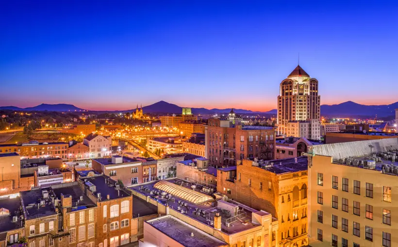 Roanoke, VA skyline