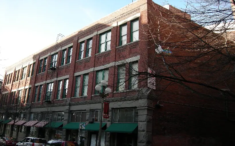 Washington Park building on Seattle Waterfront