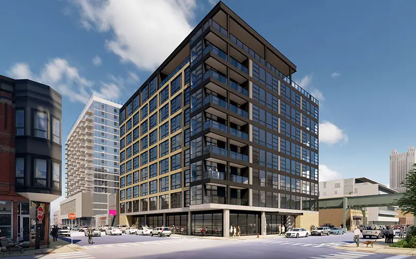 CHI 330 W. Chestnut apartments Chicago Draper and Kramer rendering