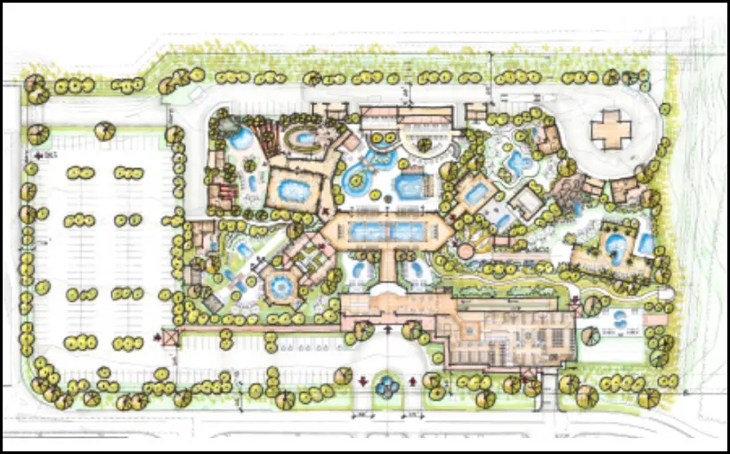 Passport Springs & Spa immersive venue is being constructed in Cumming, GA near Atlanta.