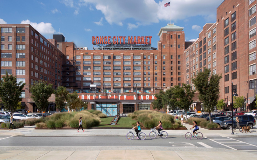 Jamestown has started construction on 700,000 square feet of new live, work and shop space at Ponce City Market in Atlanta.