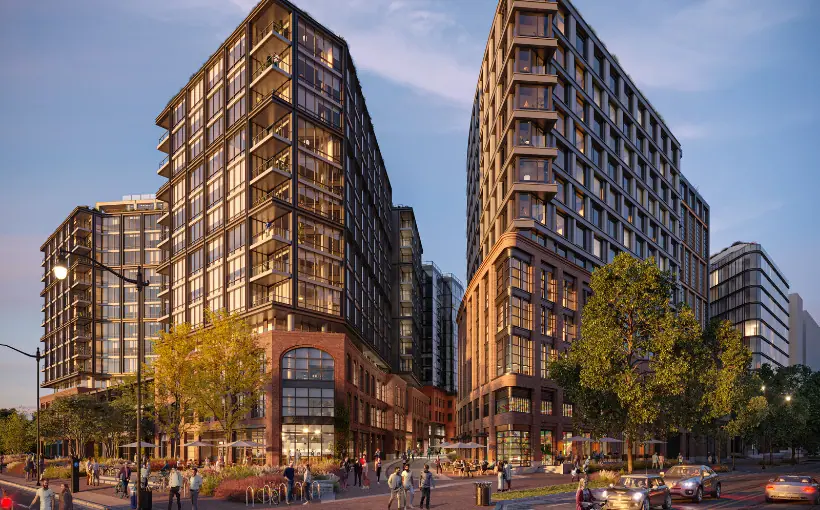 The Stacks mixed-use development in DC's Buzzard Point district is getting underway with a $367-million construction loan.