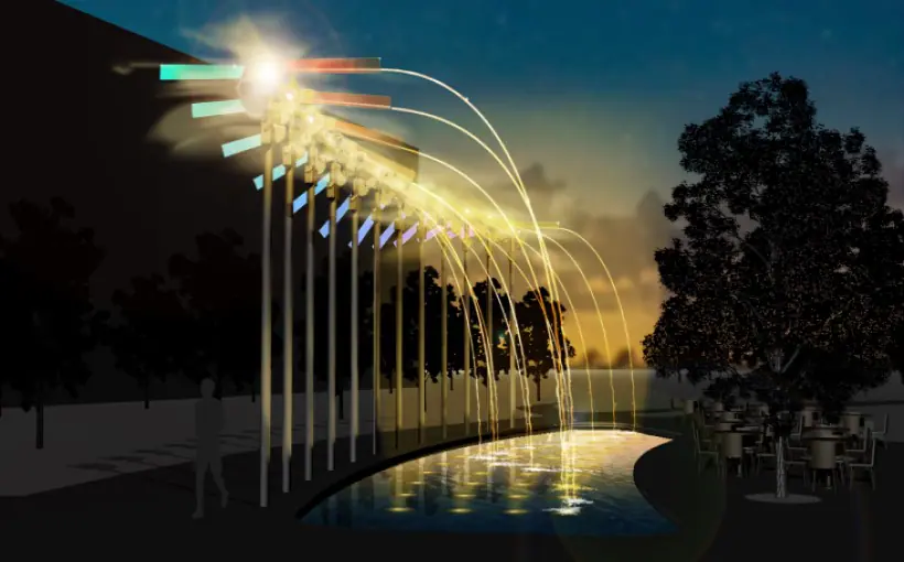 Mixed-Use Development Trinity Mills Station to Add One-0f-A-Kind Water Sculpture