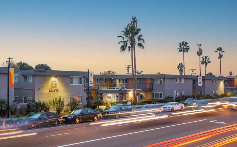 Berkadia San Diego arranged the $21.5 million sale of Elivia Apartments and also procured acquisition financing