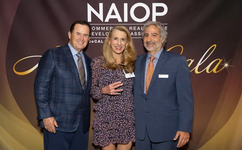 CA NAIOP SoCal Awards Gala May 2022 Chapter President Greg May Honoree Pamela Westhoff NAIOP Socal CEO Tim Jemal