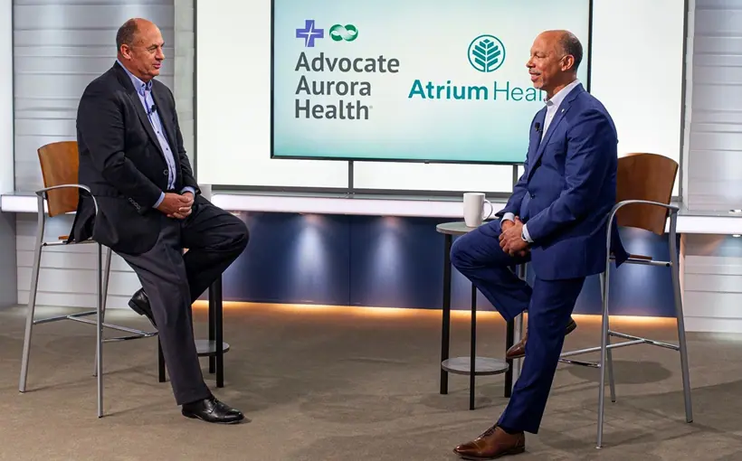 Jim Skogsbergh and Eugene A. Woods will serve as co-CEOs of Advocate Health until Skogsbergh retires in 18 months