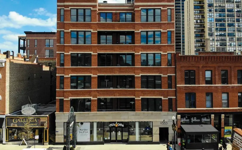 A new-construction luxury apartment building in Chicago's Old Town neighborhood is being marketed for $16 million by Essex Realty Group