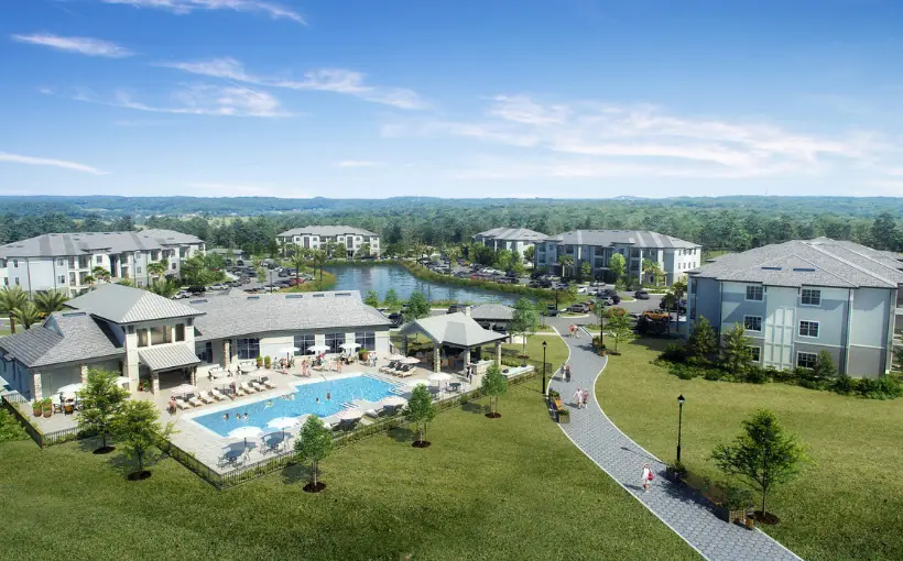 The Klotz Group of Companies and KABR Group, have closed on a $38 million construction loan for a 285-unit multifamily development in Palm Coast, FL.
