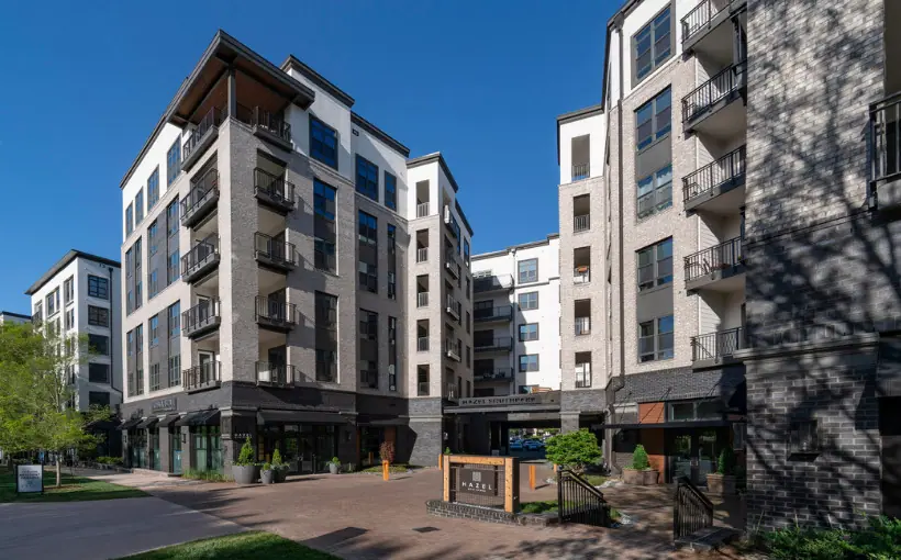 ZOM Living has its Hazel SouthPark multifamily in Charlotte, NC for $130.8 million.