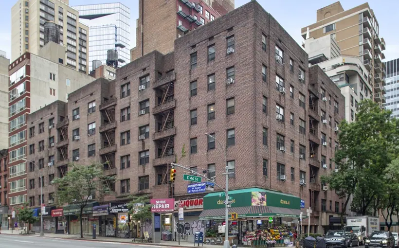 JLL arranged the $41.5-million sale of a two-building multifamily portfolio in Manhattan's East Midtown