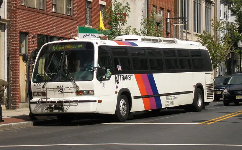 NY NJ Transit hybrid electric bus