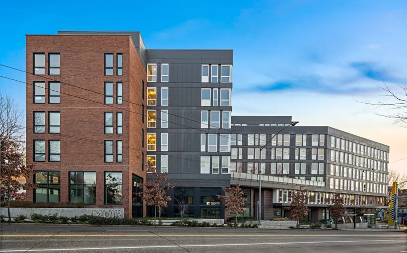 Denver-based EverWest has acquired MUIR apartments near downtown Seattle in a deal arranged by Kidder Mathews