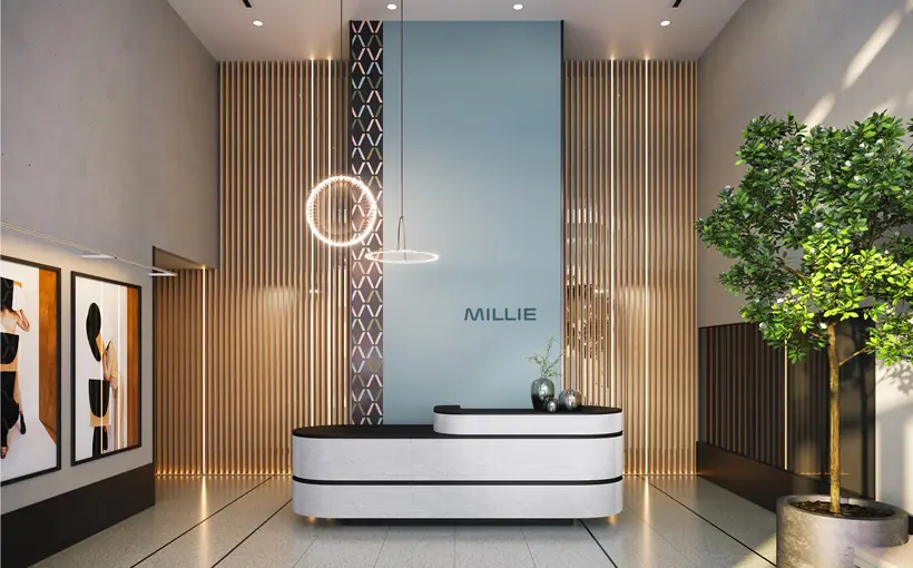 Millie on Michigan, overlooking Chicago's Magnificent Mile, is Sterling Bay's first residential development