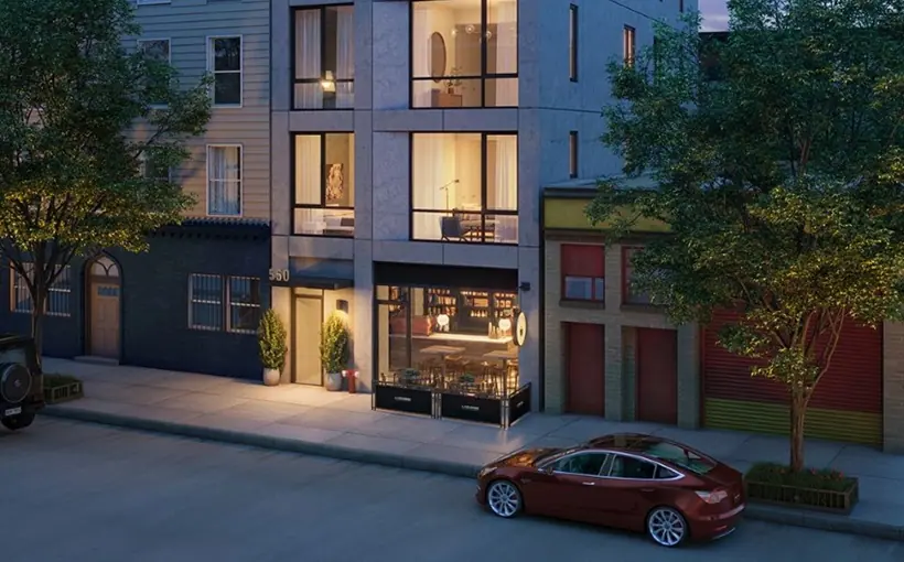 Arch Companies' boutique condominium development at 550 Metropolitan Ave. in Brooklyn's Williamsburg neighborhood is 100% sold out