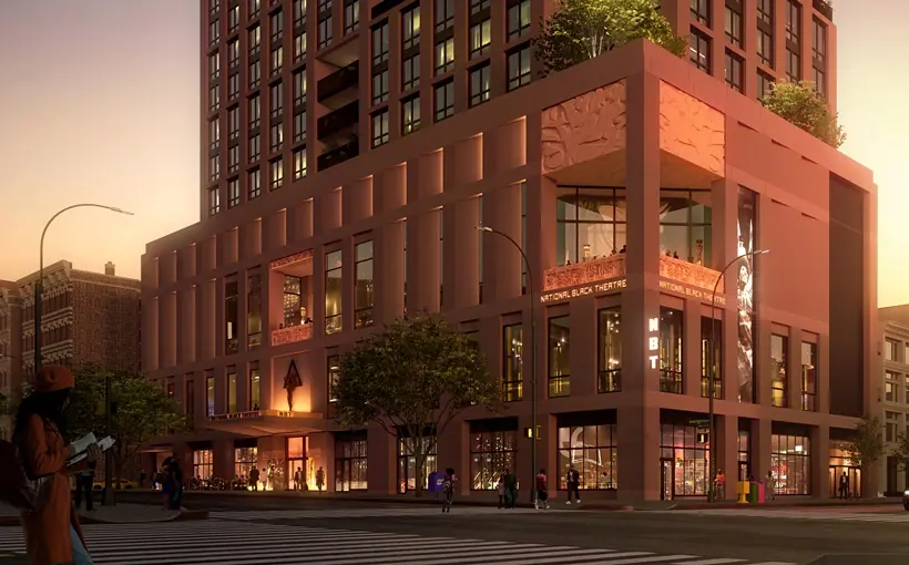 National Black Theatre has launched construction on a 21-story mixed-use property in Harlem