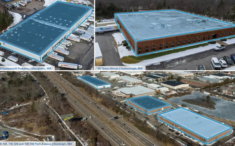 Ares Management has acquired a portfolio of five Boston-area distribution/logistics facilities.