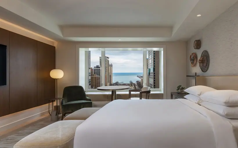 The Park Hyatt Chicago on Chicago's Magnificent Mile has reopened following $60 million in renovations to guestrooms and common areas