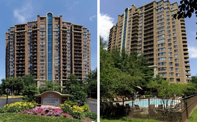 Grosvenor has acquired the coincidentally named Grosvenor Tower residential complex in North Bethesda, MD.