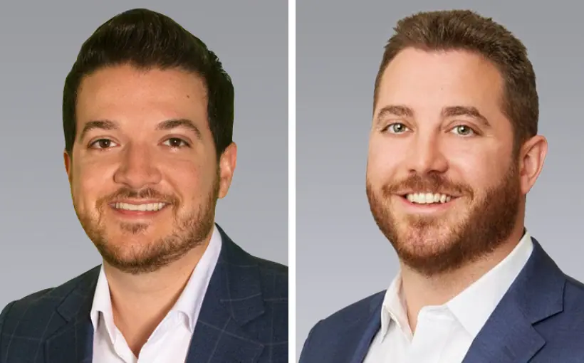 Kevin Gonzalez and Jake Freeman have joined Colliers, South Florida as senior managing director and director, respectively