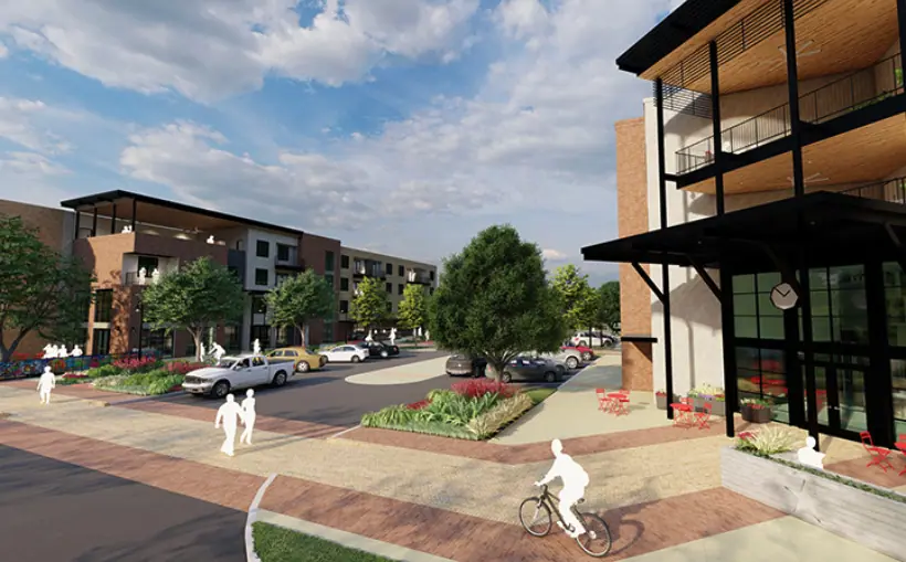 Construction on 378 unit apartment underway near Lakeline Station in Austin