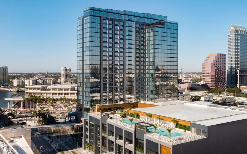 PGIM Real Estate has provided $150-million financing to Strategic Property Partners for JW Marriott Tampa Water Street hotel in Tampa, FL.