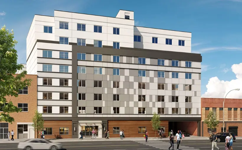 Lendlease's New York Construction group has topped out construction at Garden Towers, an affordable apartment project in the Bronx being developed by Foxy Management