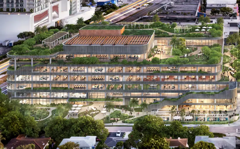 Parterre 42 will be a $300-million office and retail building in the Design District of Miami, FL.