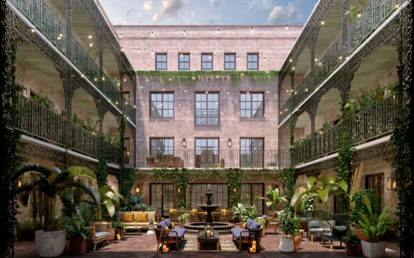 Capital Square and Method Co., are building a $61-million, apartment-hotel development in historic downtown Charleston, SC.