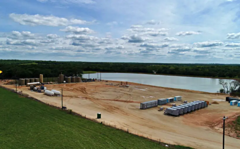 White Rock Brazos County bitcoin mining site