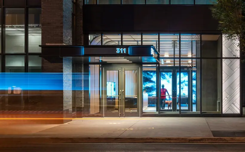 The John Buck Company is putting its 3Eleven apartment tower in Chicago's River North up for sale, hiring JLL to market it