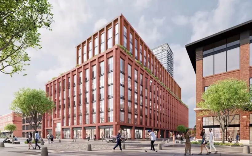 Harrison Street Capital is finalizing a deal to anchor the forthcoming 919 W. Fulton St. in Chicago