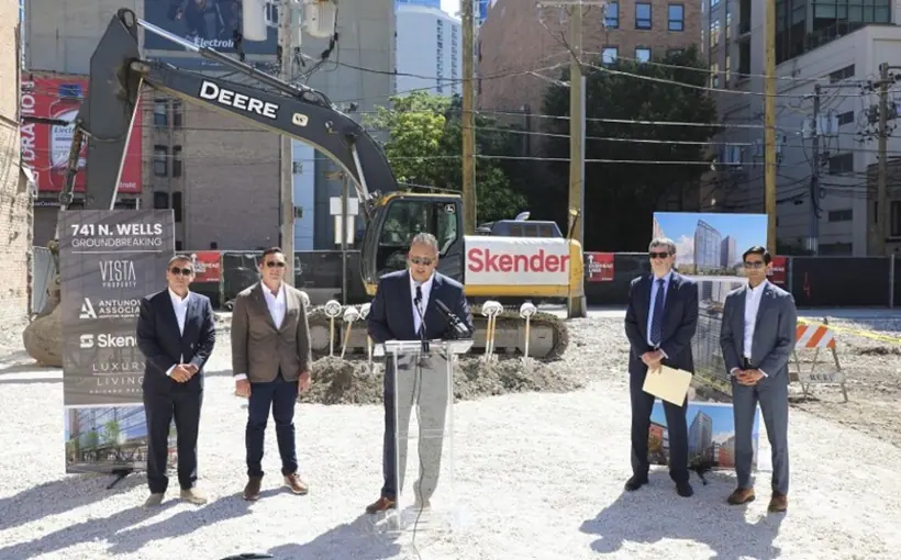 CHI Skender Vista 741 N Wells Groundbreaking August 10 2022
