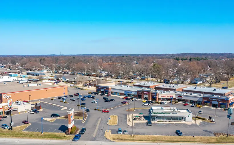 Hanley Investment Group Real Estate Advisors arranged two separate sales transactions at South Pointe Crossing shopping center in Terre Haute, IN