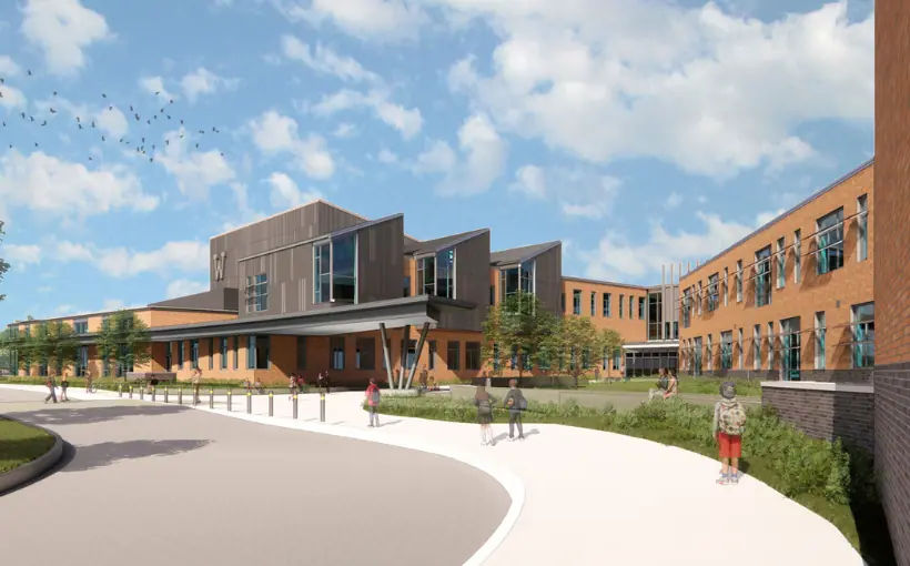 The new $163-million, 252,000-square-foot Maria Weston Chapman Middle School in Weymouth, MA is ready for students.