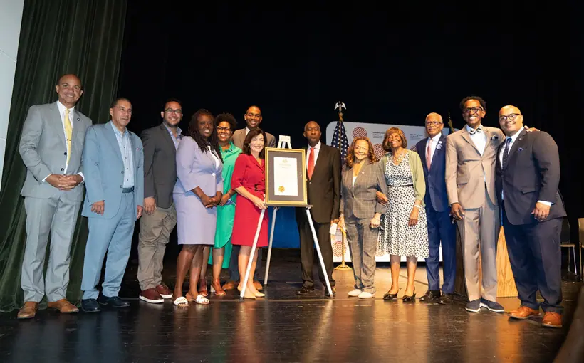 NY Gov. Hochul commits $8 million toward refurbishing Schomberg Center in Harlem August 17 2022