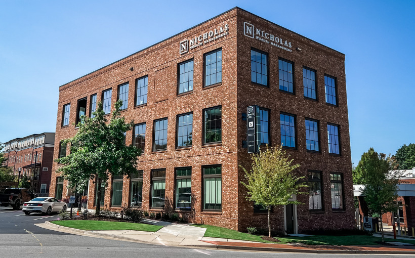 Nicholas Wealth Management has purchased a newly constructed office building at 218 Roswell Street in Marietta, GA for $5.3 million.